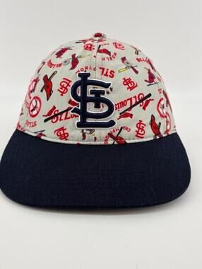St. Louis Baseball Cardinals MLB All Over Print Adjustable Gray Cap